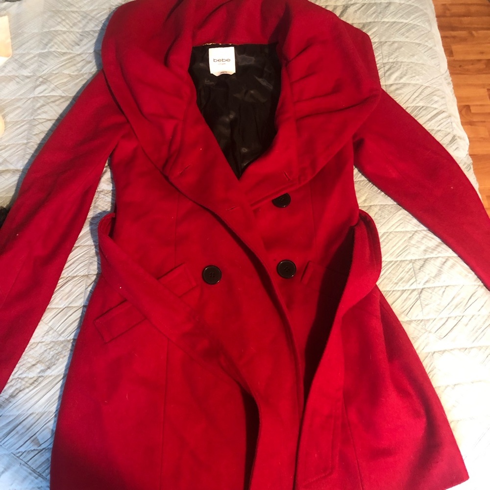 Red Bebe Coat